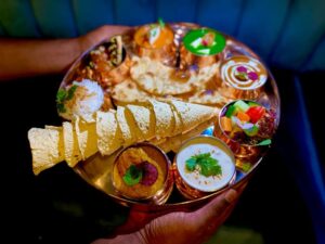 Thali ebéd menü - Bombay Budapest Indiai étterem